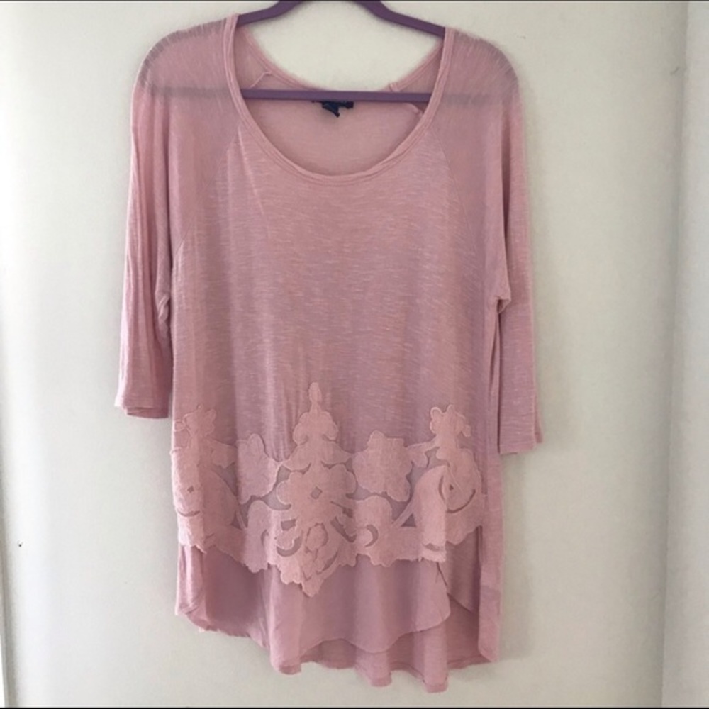 Bandalino Pink‎ lightweight Top...CUTE !!!!